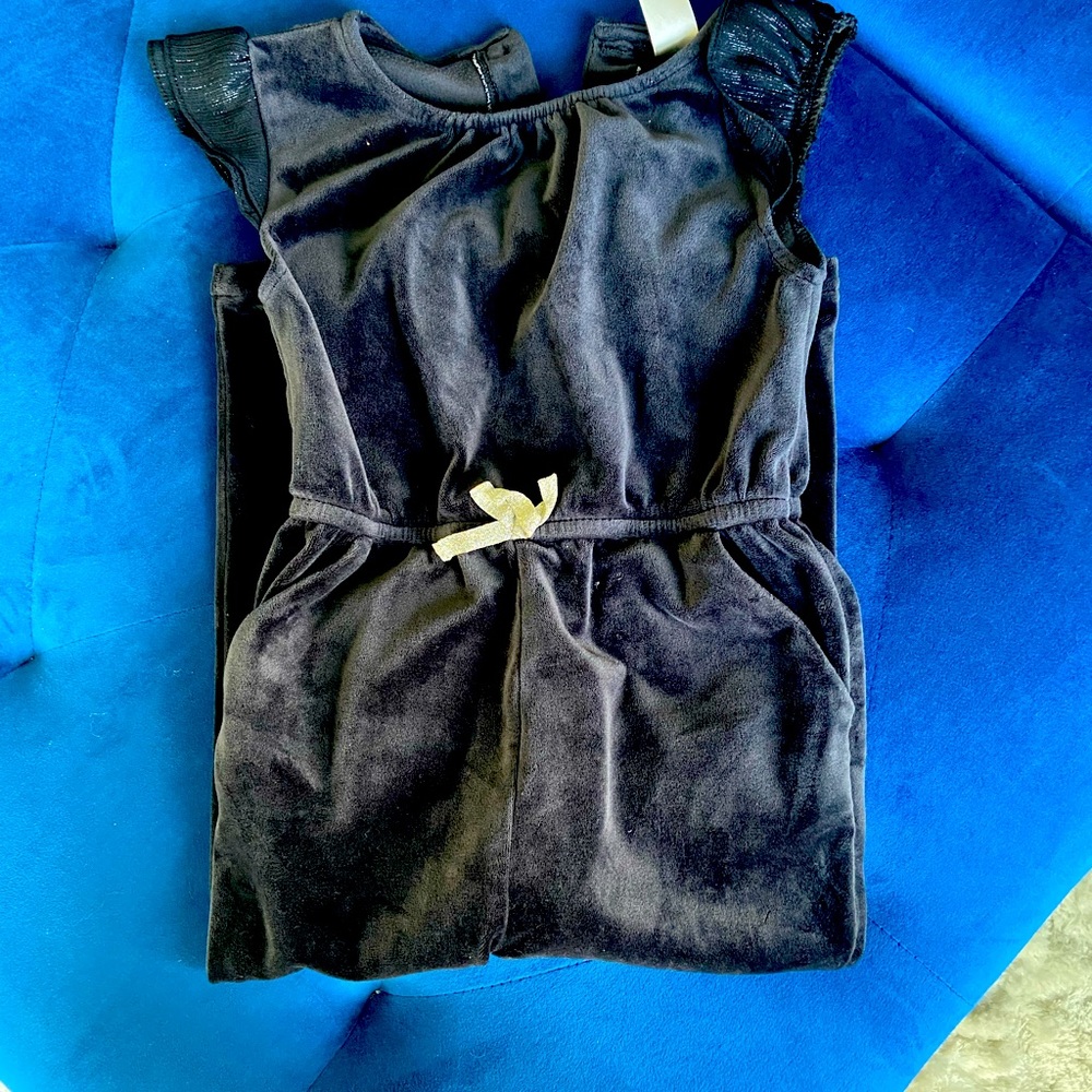 Suede Jumpsuit. 3T.